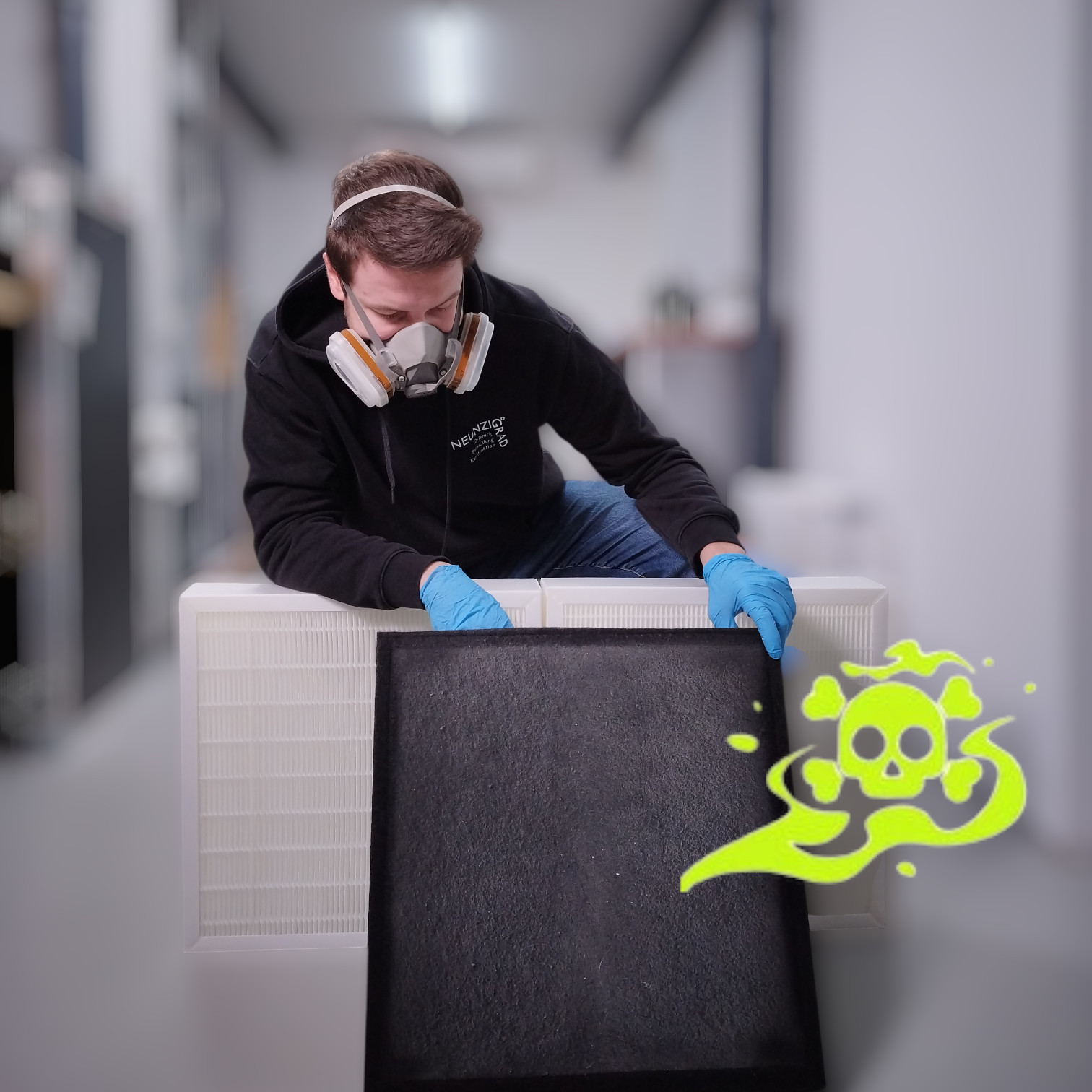 Verschmutzter Filter